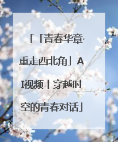 「青春华章·重走西北角」AI视频丨穿越时空的青春对话
