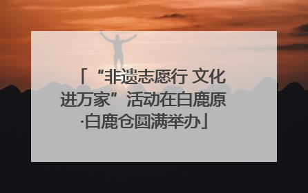 “非遗志愿行 文化进万家”活动在白鹿原·白鹿仓圆满举办