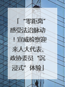 “零距离”感受法治脉动！宣威检察迎来人大代表、政协委员“沉浸式”体验