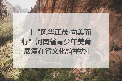 “风华正茂·向美而行”河南省青少年美育展演在省文化馆举办