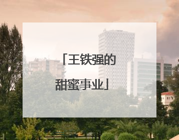 王铁强的甜蜜事业