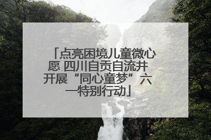 点亮困境儿童微心愿 四川自贡自流井开展“同心童梦”六一特别行动