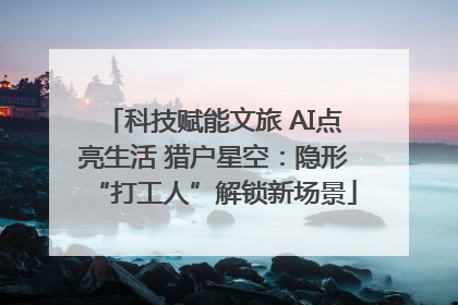 科技赋能文旅 AI点亮生活 猎户星空：隐形“打工人”解锁新场景
