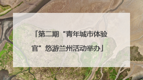 第二期“青年城市体验官”悠游兰州活动举办