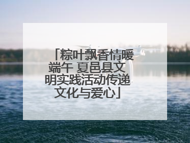粽叶飘香情暖端午 夏邑县文明实践活动传递文化与爱心