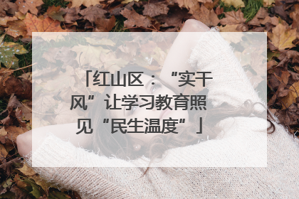 红山区：“实干风”让学习教育照见“民生温度”