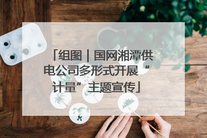 组图｜国网湘潭供电公司多形式开展“计量”主题宣传