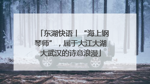 东湖快语丨“海上钢琴师”，属于大江大湖大武汉的诗意浪漫