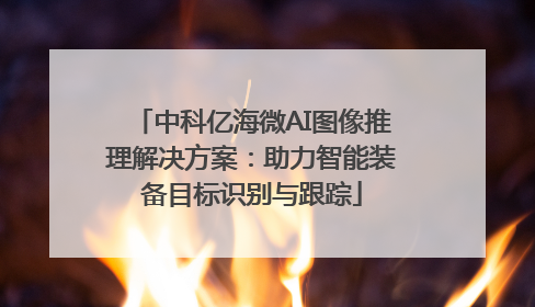 中科亿海微AI图像推理解决方案：助力智能装备目标识别与跟踪
