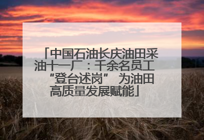 中国石油长庆油田采油十一厂：千余名员工“登台述岗” 为油田高质量发展赋能