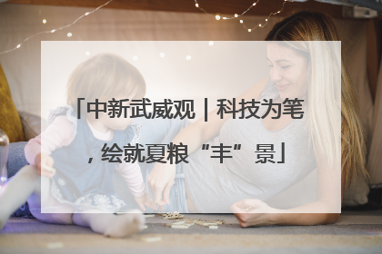 中新武威观｜科技为笔，绘就夏粮“丰”景