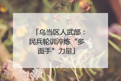 乌当区人武部：民兵轮训淬炼“多面手”力量