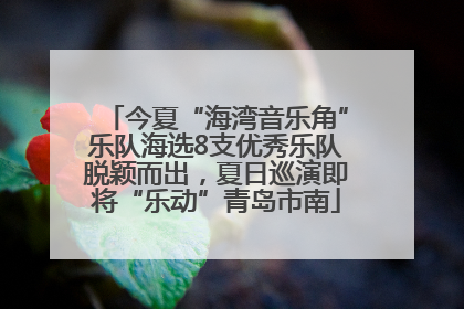 今夏“海湾音乐角”乐队海选8支优秀乐队脱颖而出，夏日巡演即将“乐动”青岛市南