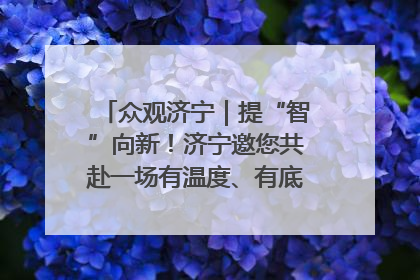 众观济宁｜提“智”向新！济宁邀您共赴一场有温度、有底气的“智造”之约