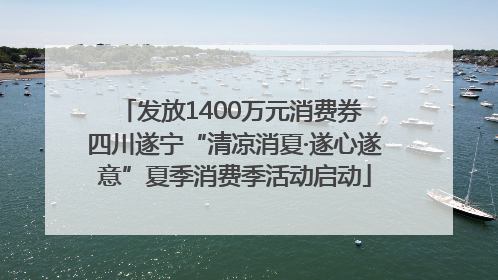 发放1400万元消费券 四川遂宁“清凉消夏·遂心遂意”夏季消费季活动启动