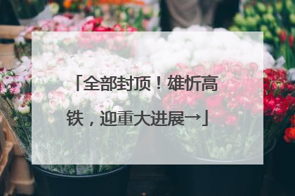 全部封顶！雄忻高铁，迎重大进展→