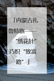 内蒙古扎鲁特旗——“绣花针”巧织“致富路”
