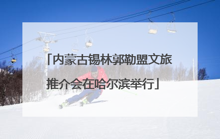 内蒙古锡林郭勒盟文旅推介会在哈尔滨举行