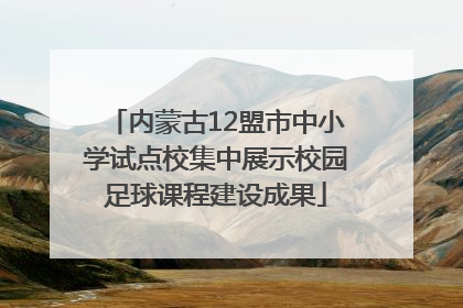 内蒙古12盟市中小学试点校集中展示校园足球课程建设成果