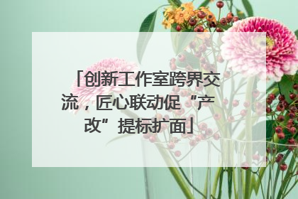 创新工作室跨界交流，匠心联动促“产改”提标扩面