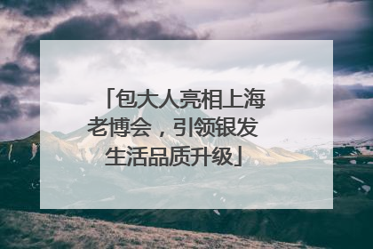 包大人亮相上海老博会，引领银发生活品质升级