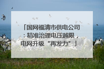 国网福清市供电公司：精准治理电压越限，电网升级“再发力”