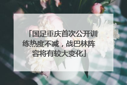 国足重庆首次公开训练热度不减，战巴林阵容将有较大变化
