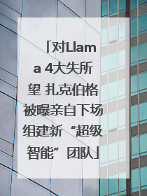 对Llama 4大失所望 扎克伯格被曝亲自下场组建新“超级智能”团队