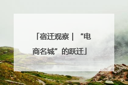 宿迁观察｜“电商名城”的跃迁