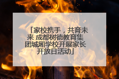 家校携手，共育未来 成都树德教育集团城厢学校开展家长开放日活动