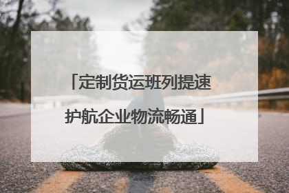 定制货运班列提速 护航企业物流畅通