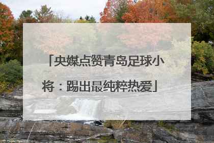 央媒点赞青岛足球小将：踢出最纯粹热爱