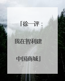 徐一评：我在智利建中国商城