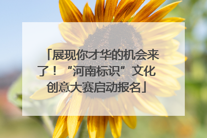 展现你才华的机会来了！“河南标识”文化创意大赛启动报名