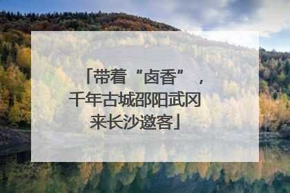 带着“卤香”，千年古城邵阳武冈来长沙邀客