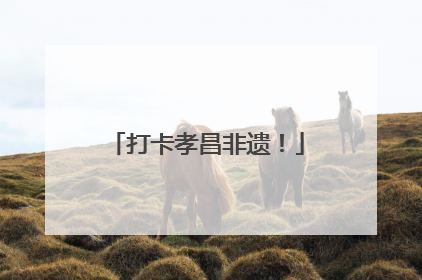 打卡孝昌非遗！