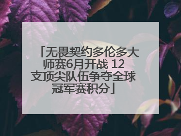 无畏契约多伦多大师赛6月开战 12支顶尖队伍争夺全球冠军赛积分