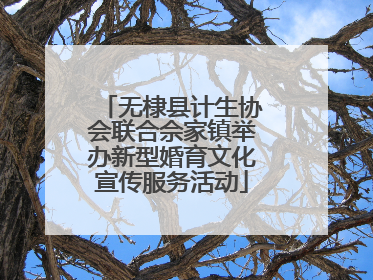 无棣县计生协会联合佘家镇举办新型婚育文化宣传服务活动