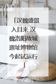 汉魏盛景入目来 汉魏洛阳故城遗址博物馆今起试运行