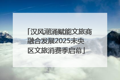 汉风潮涌赋能文旅商融合发展2025未央区文旅消费季启幕