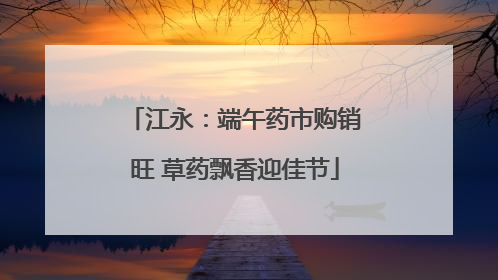 江永：端午药市购销旺 草药飘香迎佳节