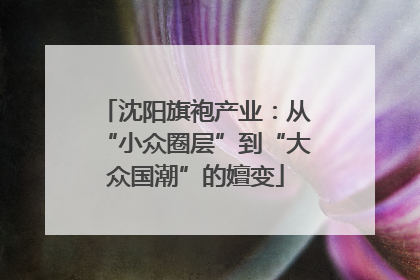 沈阳旗袍产业：从“小众圈层”到“大众国潮”的嬗变