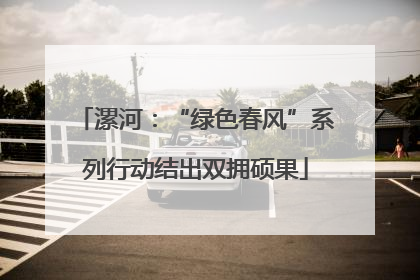 漯河：“绿色春风”系列行动结出双拥硕果