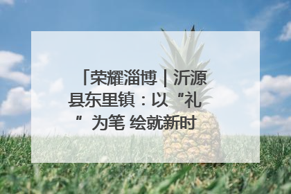 荣耀淄博｜沂源县东里镇：以“礼”为笔 绘就新时代乡风文明画卷