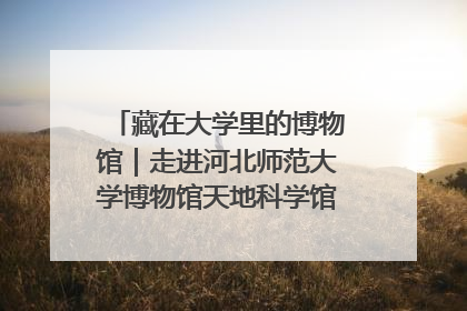 藏在大学里的博物馆｜走进河北师范大学博物馆天地科学馆：在校园里赴一场“宇宙之约”