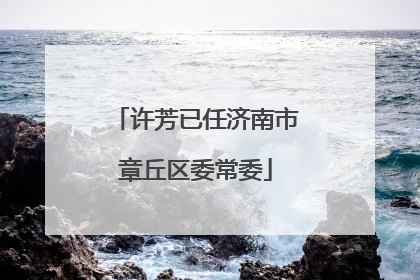 许芳已任济南市章丘区委常委