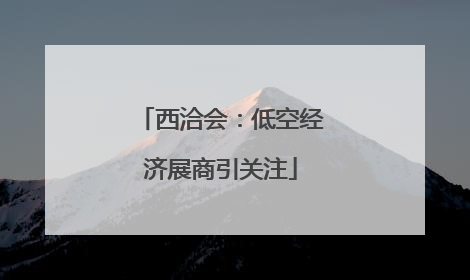 西洽会：低空经济展商引关注