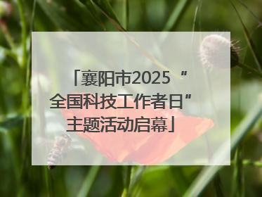 襄阳市2025“全国科技工作者日”主题活动启幕