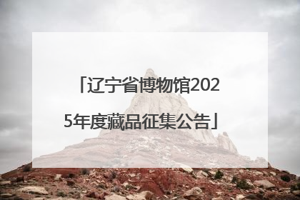 辽宁省博物馆2025年度藏品征集公告