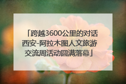 跨越3600公里的对话 西安-阿拉木图人文旅游交流周活动圆满落幕